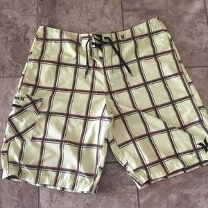 Hurley board shorts.  Size 38